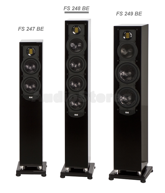 ELAC FS FS 247, FS 248 and FS 249 Black Edition group picture